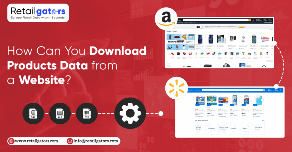 How Can You Download Products Data