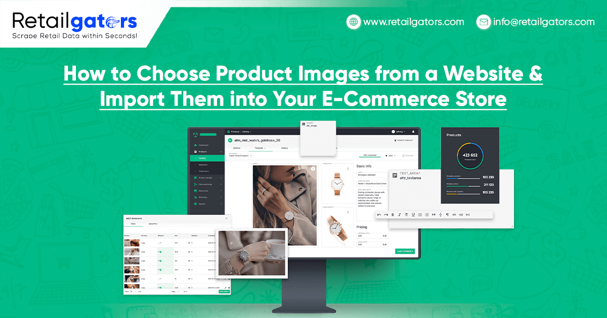 How to Choose Product Images from a Website and Import Them into Your E Commerce Store