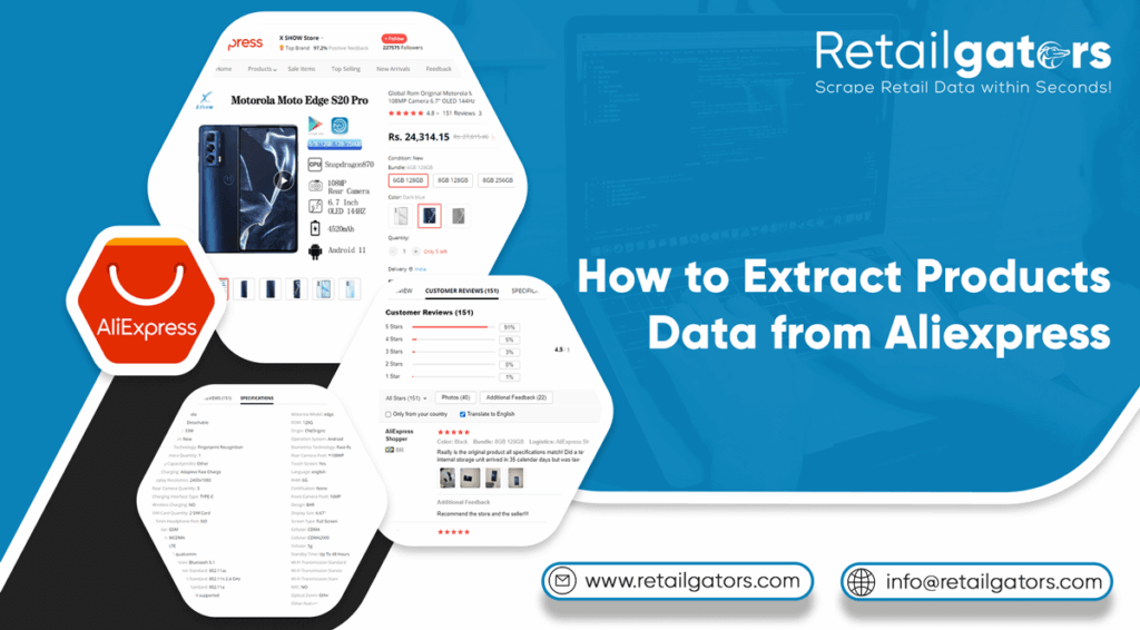 Extract Products Data from Aliexpress