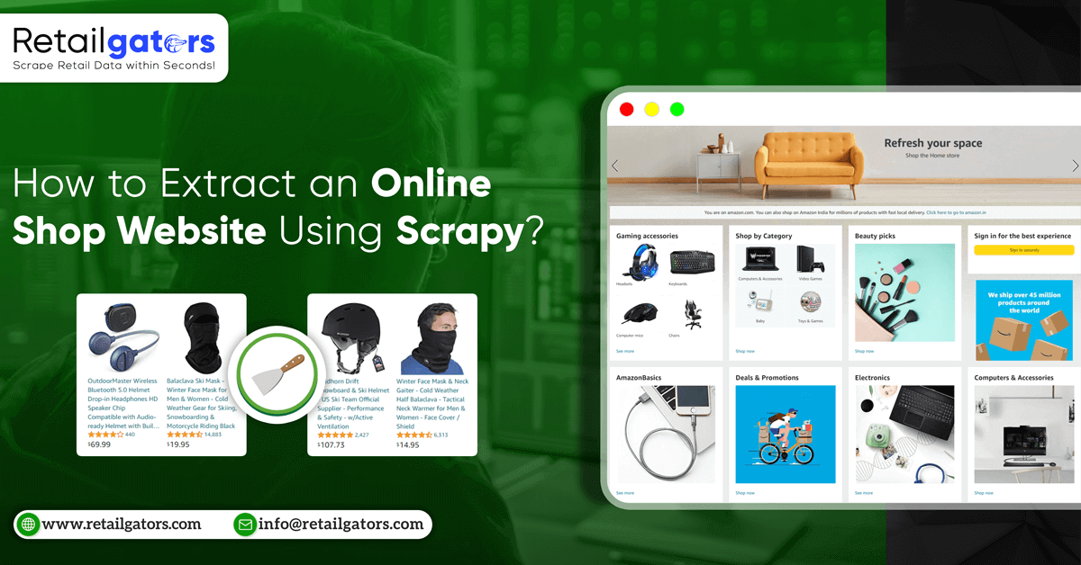How to Extract an Online Shop