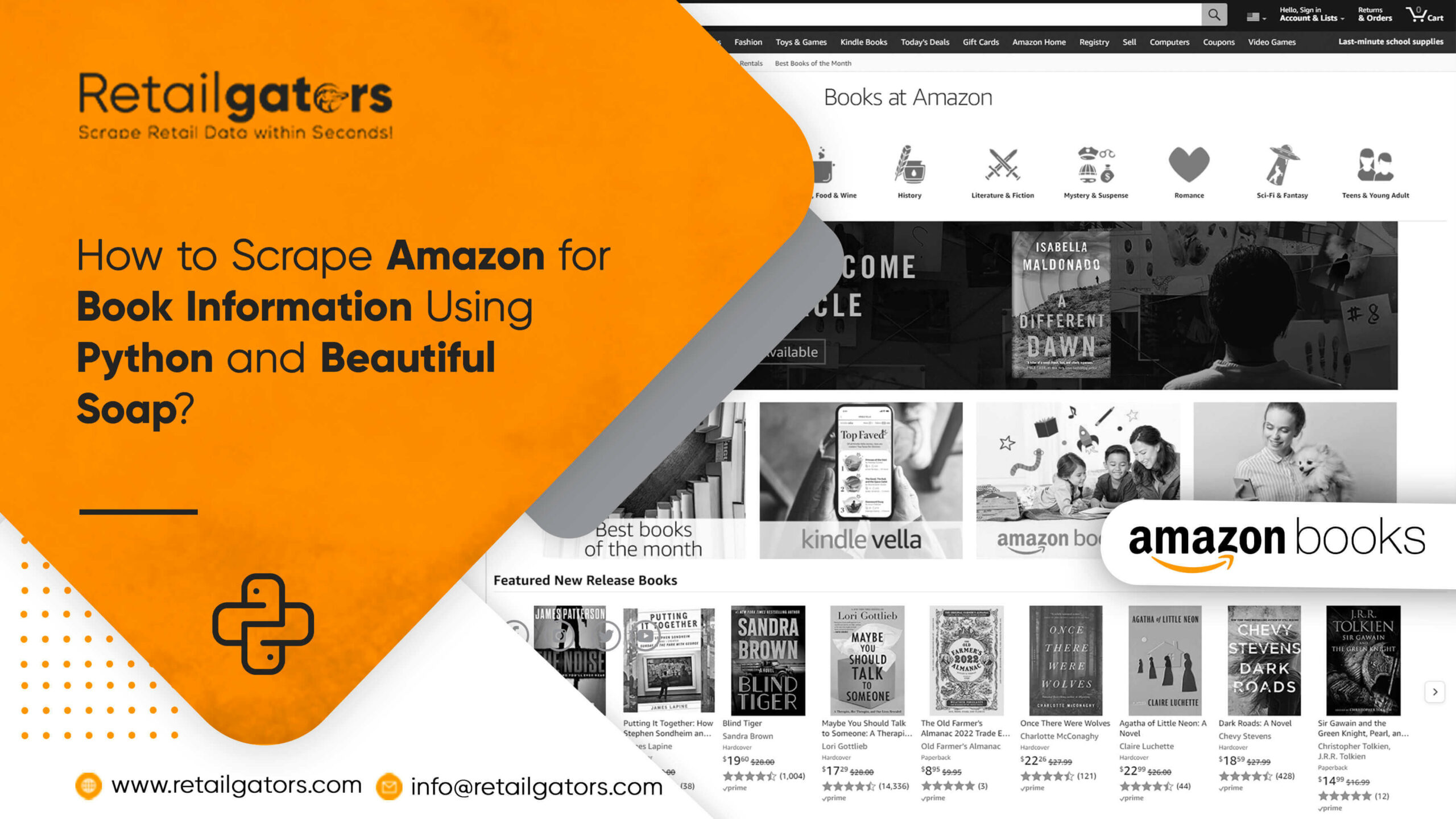 Scrape Amazon for Book Information