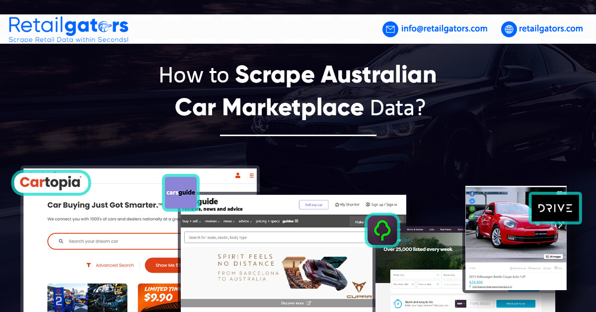 Scrape Australian Car Marketplace Data