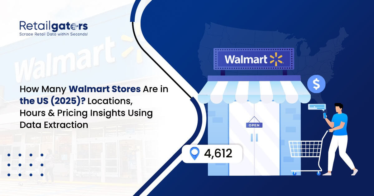 How Many Walmart Stores Are in the US (2025)? Locations, Hours & Pricing Insights Using Data Extraction