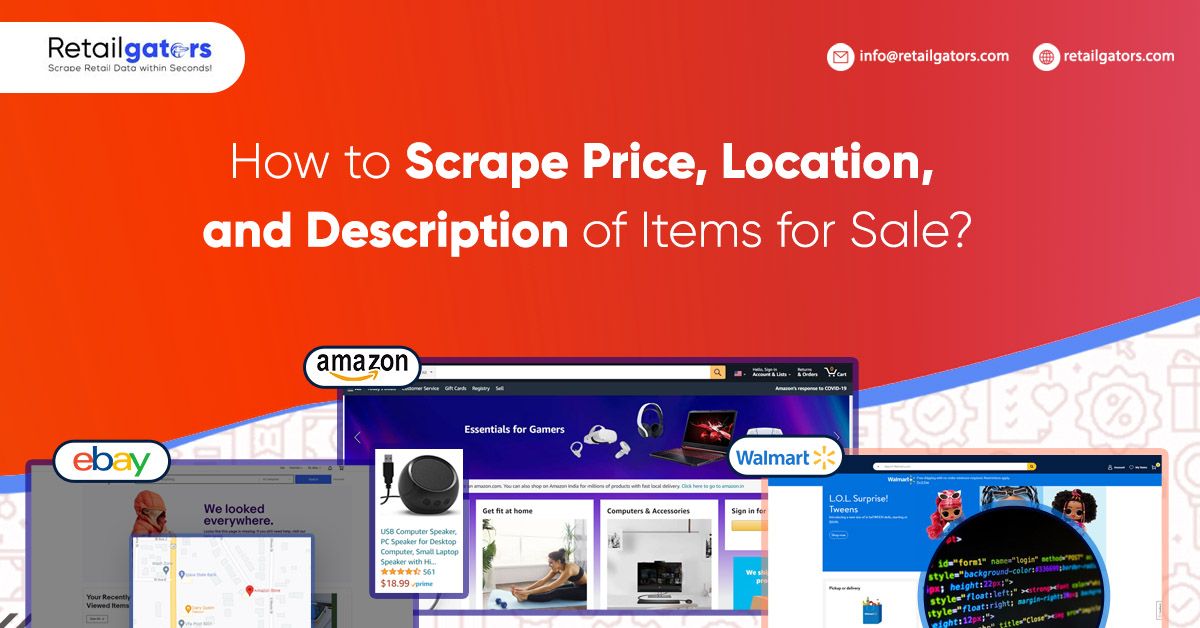 How to Scrape Price and location