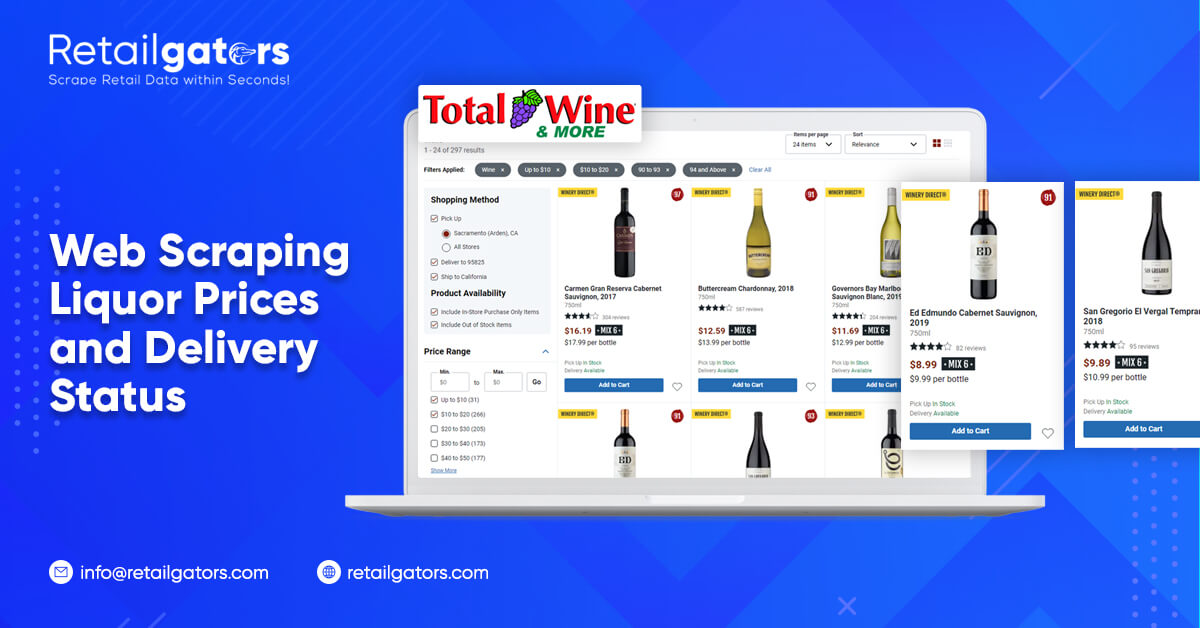Web Scraping liquor prices