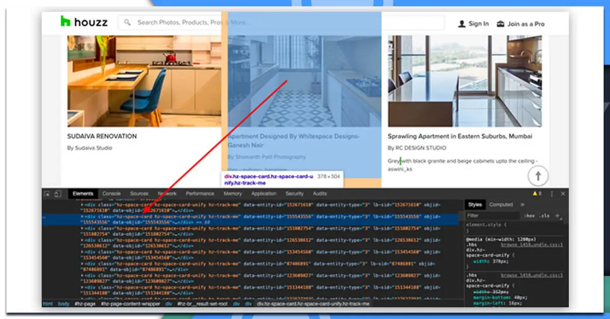 houzz-html-page