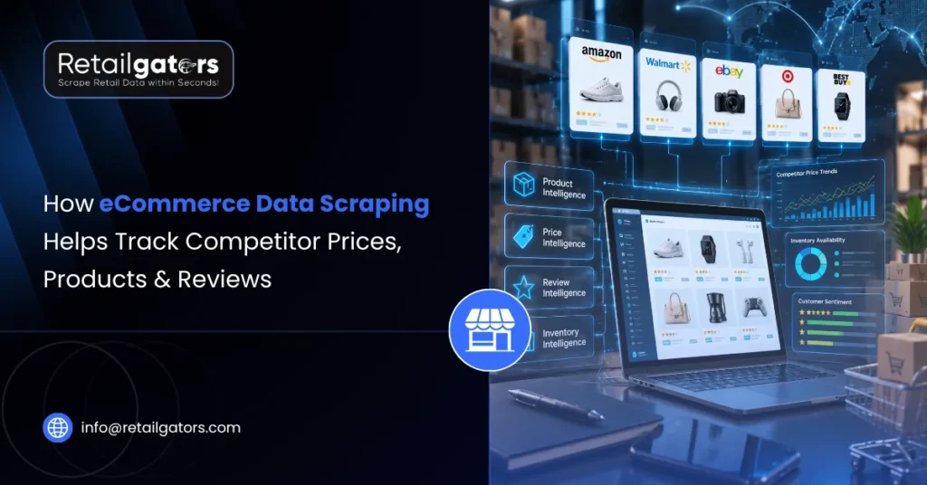How eCommerce Data Scraping Helps Track Competitor Prices, Products & Reviews