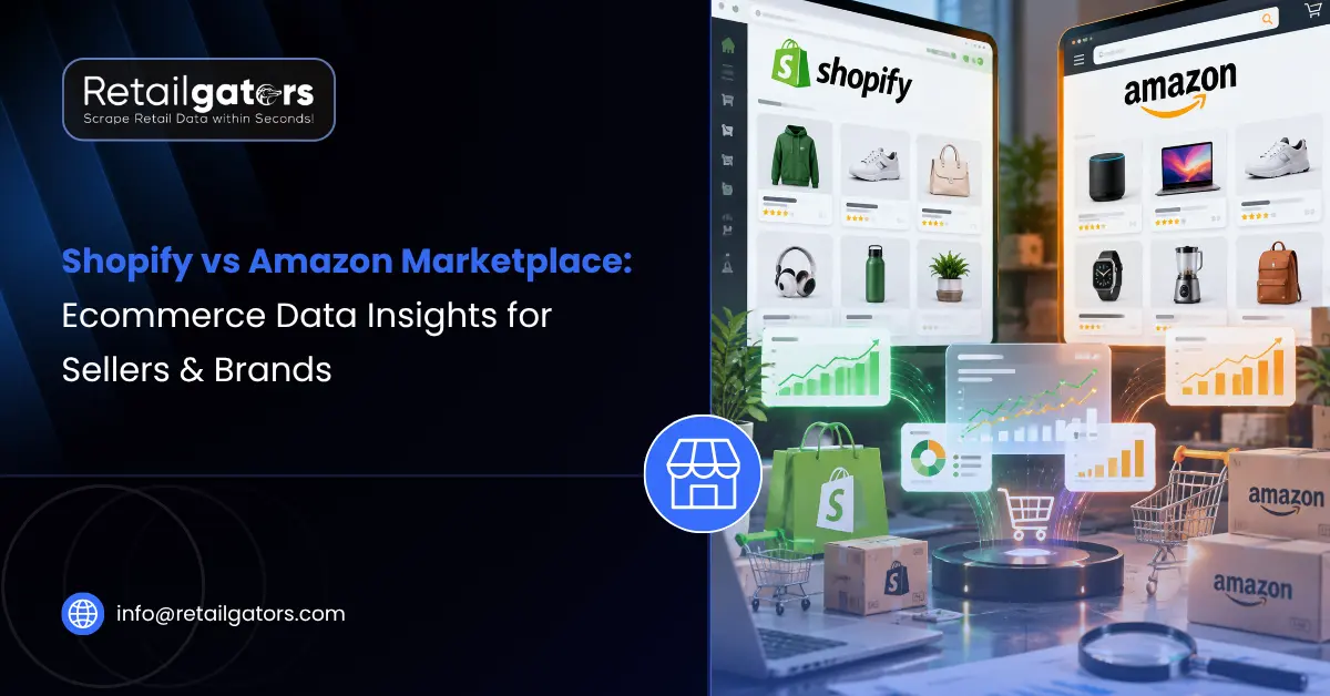 Shopify vs Amazon Marketplace Ecommerce Data Insights for Sellers & Brands